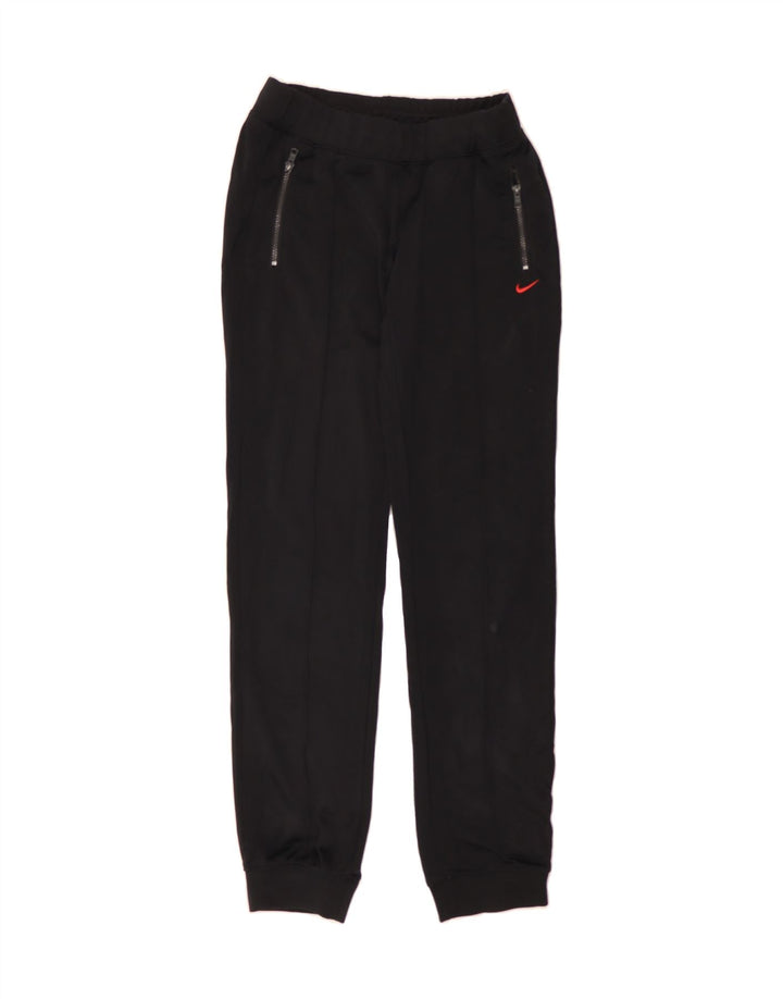 NIKE Womens Tracksuit Trousers Joggers UK 12 Medium  Black Polyester Vintage Nike and Second-Hand Nike from Messina Hembry 