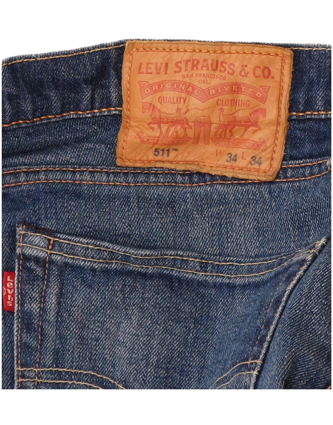 Levi's muške 511 uske traperice W34 L30 plavi pamuk