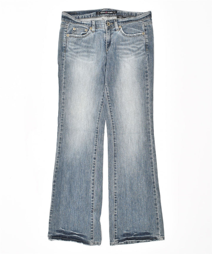 DKNY ženske Time Square lepršave traperice US 9 Large W32 L33 plavi pamuk