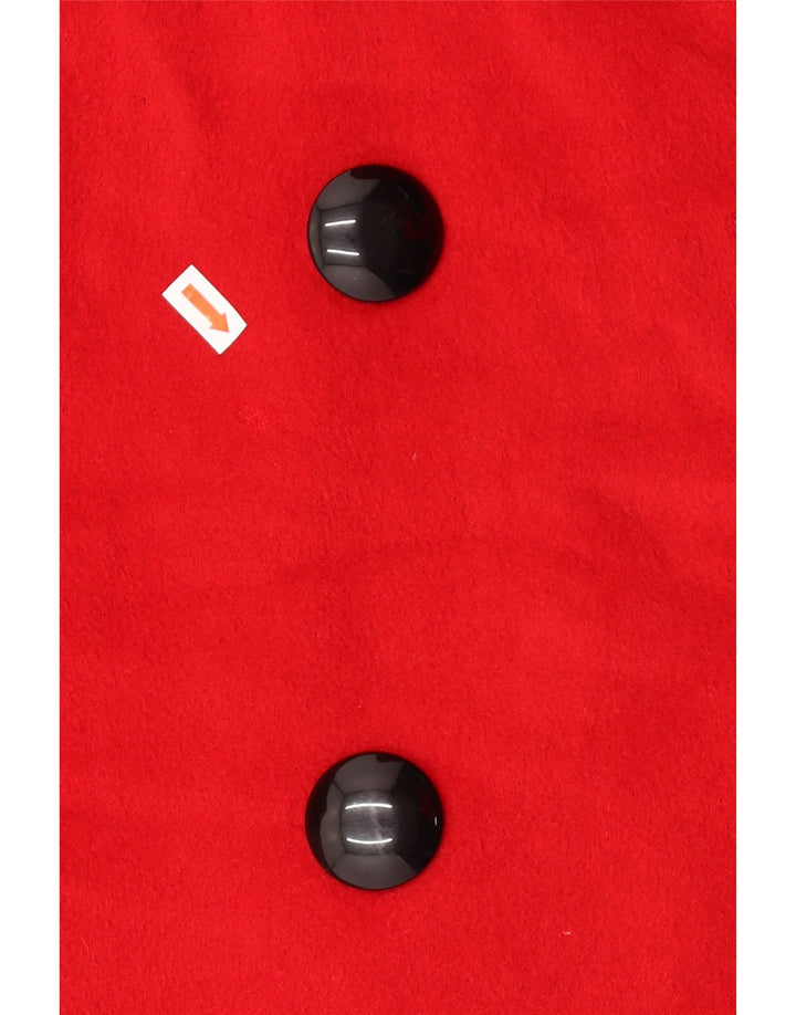 Jaeger ženski preveliki kaput s dvostrukim kopčanjem UK 14 Velika crvena angora