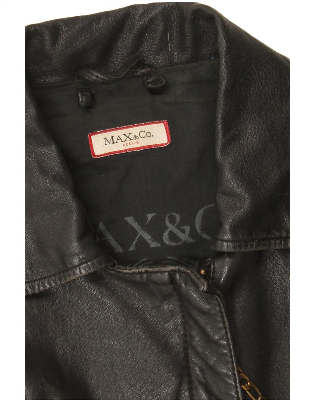 Max & Co. Ženska kožna jakna UK 12 srednje siva