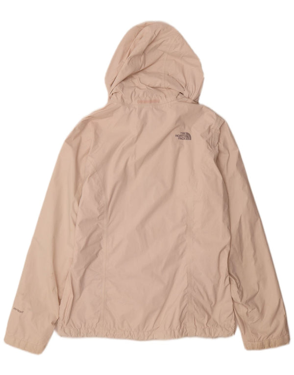 The North Face ženska kišna jakna s kapuljačom UK 14 srednje ružičasti poliester