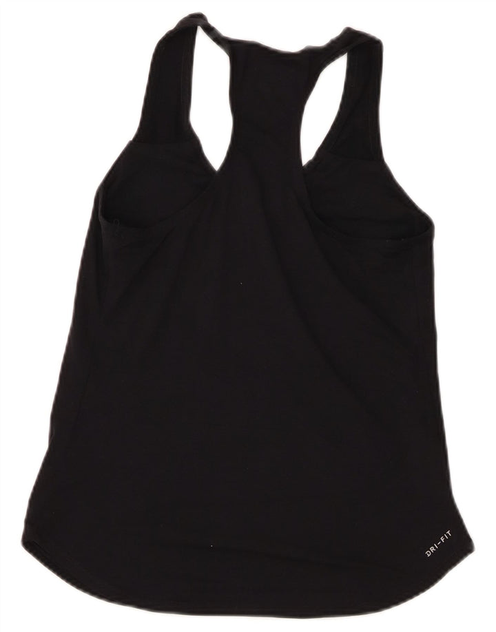 Nike Ženski Dri Fit Vest Top UK 8 Small Black
