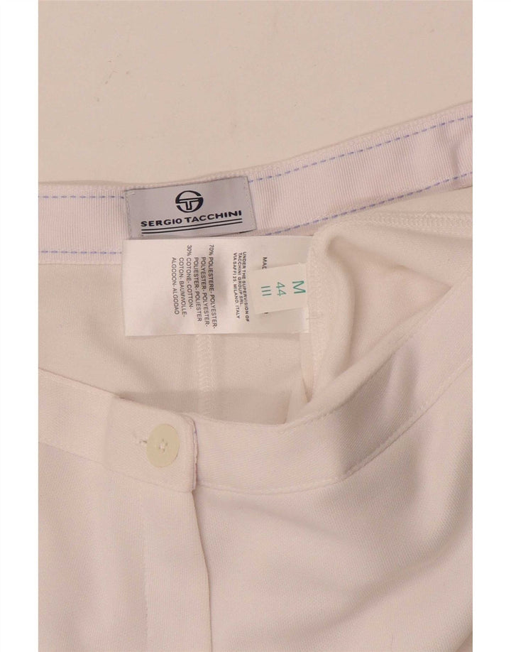 Sergio Tacchini ženske kratke hlače srednje veličine W30 bijeli poliester