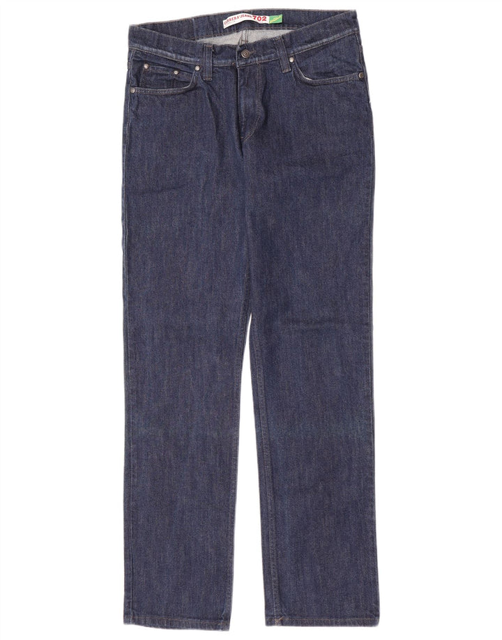 Carrera Mens 702 Straight Jeans W34 L33 Plavi pamuk