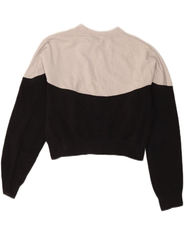 NIKE Ženska majica slobodnog kroja UK 10 Mali crni sportski