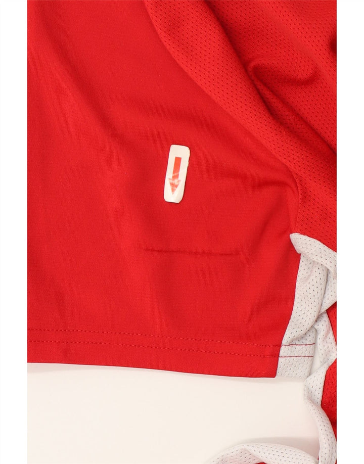 Nike Dri Fit T-Shirt Top srednje crvene boje od poliestera