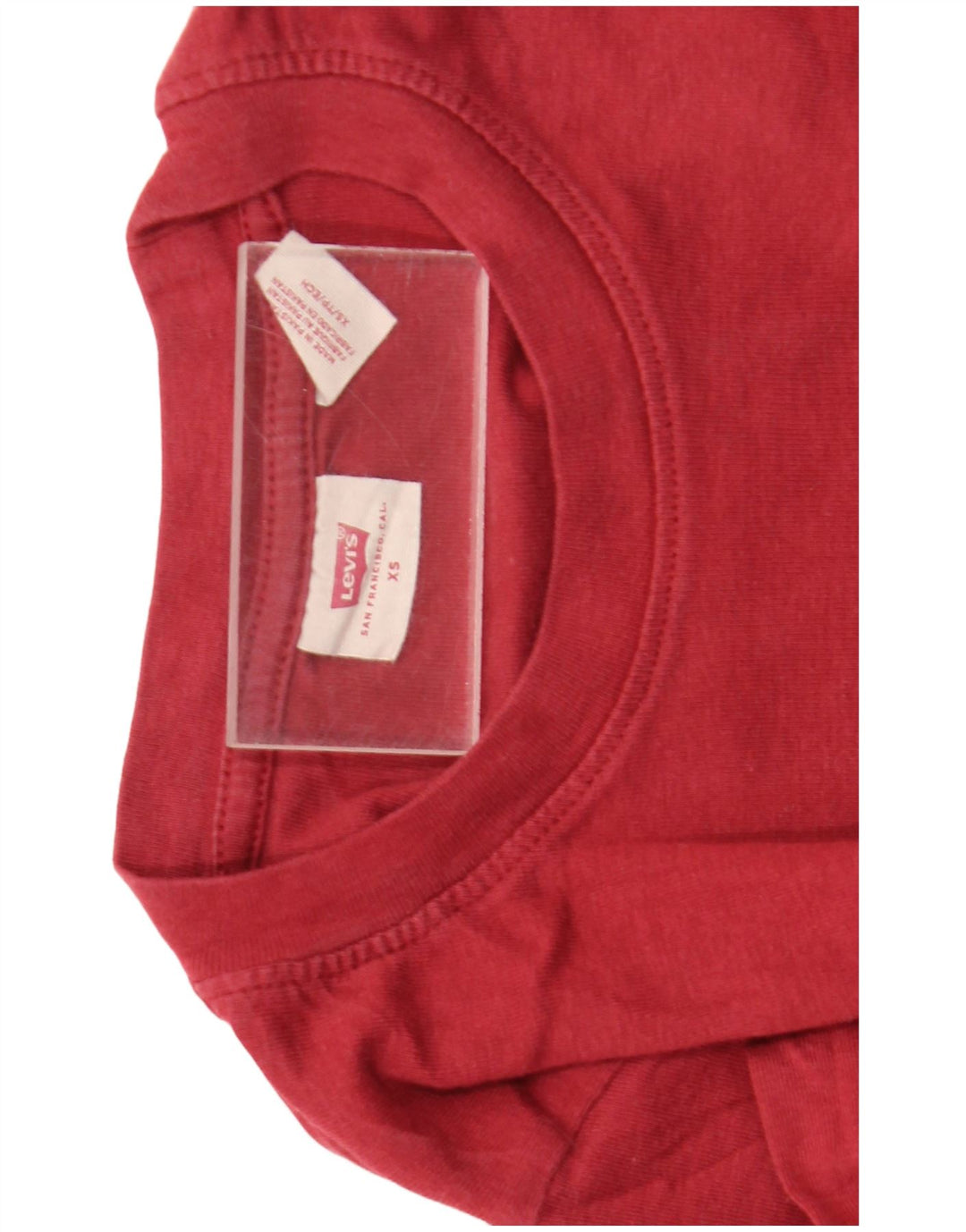 Levi's ženski kratki rukav dugih rukava UK 4 XS crvena