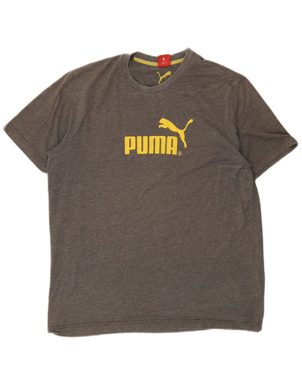 Puma muška majica s grafičkim motivima XL siva