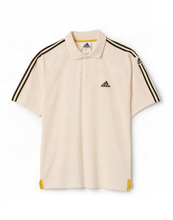 Adidas muška polo majica UK 42/44 veliki bijeli pamuk