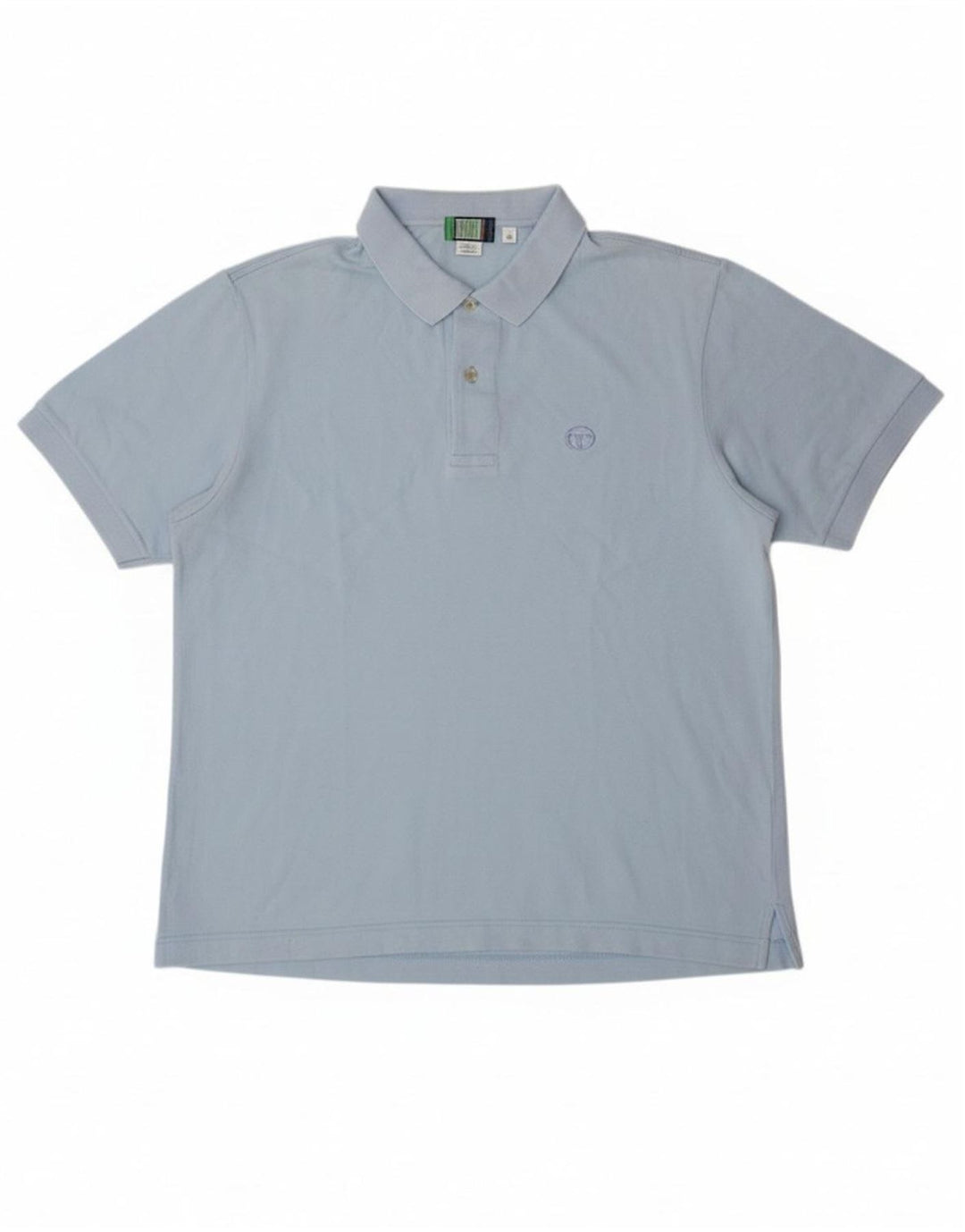 SERGIO TACCHINI Mens Polo Shirt IT 46 Small Blue Cotton