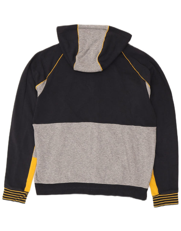 HUGO BOSS muški pulover s kapuljačom standardnog kroja, veliki tamnoplavi pulover