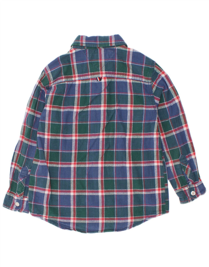 Tommy Hilfiger majica za dječake 4-5 godina plava pamuk karira