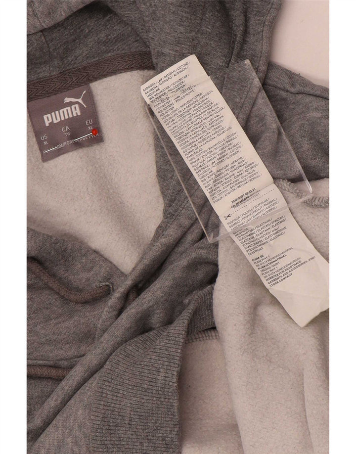 Puma muška majica s kapuljačom Regular Fit XL sivi poliester