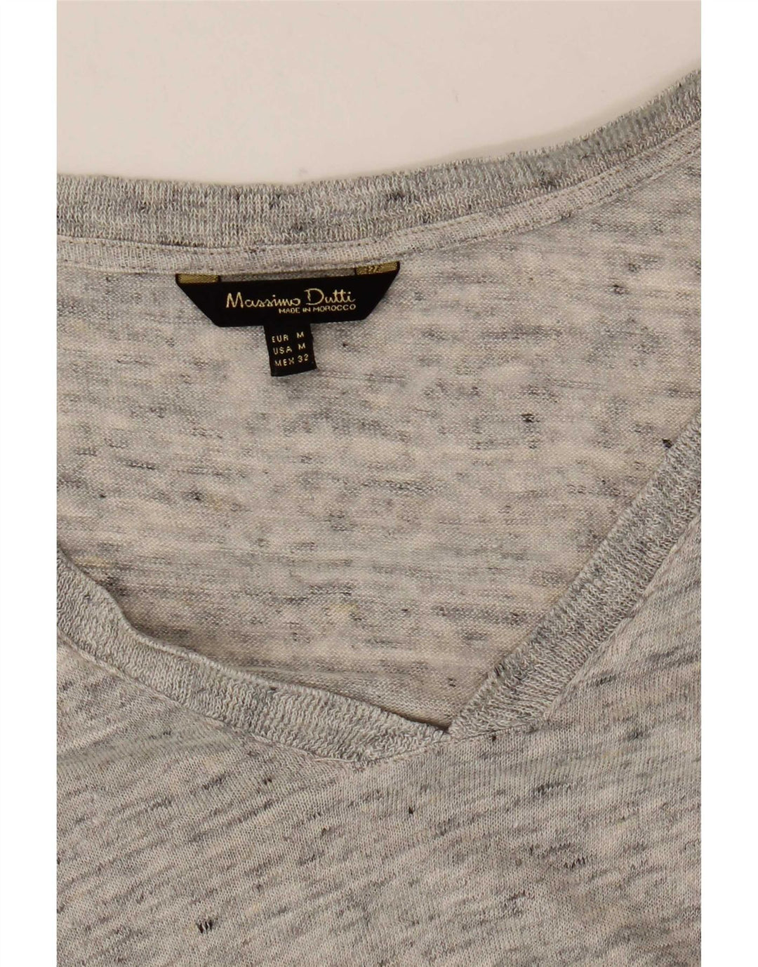 Ženska majica dugih rukava Massimo Dutti UK 12 srednje sive mrlje