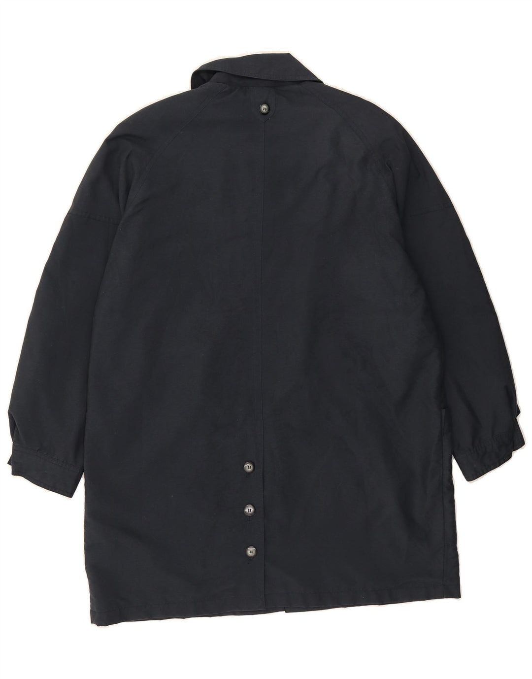 ENSIGN Womens Overcoat US 12 Large Navy Blue Polyester Vintage Ensign and Second-Hand Ensign from Messina Hembry 