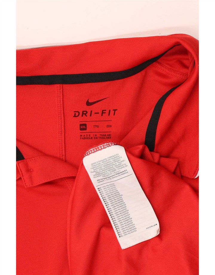 Nike muška polo majica Regular Fit 2XL crvena poliester