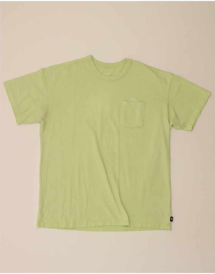 NIKE Mens T-Shirt Top Large Green Cotton Vintage Nike and Second-Hand Nike from Messina Hembry 