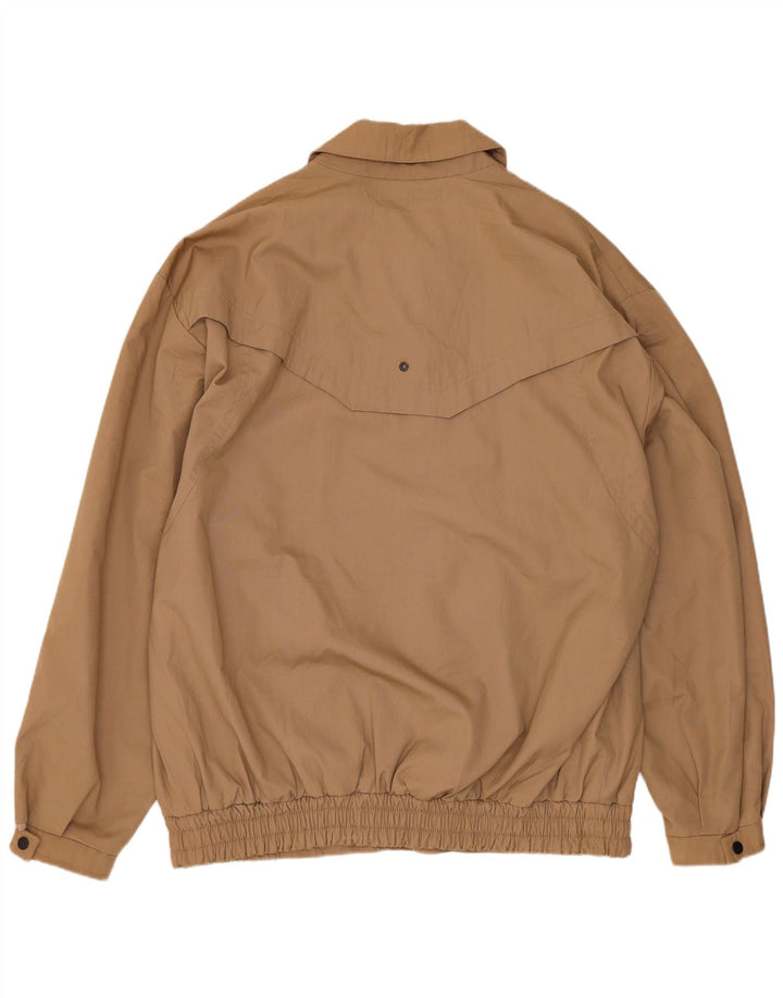 Vintage muška velika bomber jakna EU 50 veliki smeđi pamuk