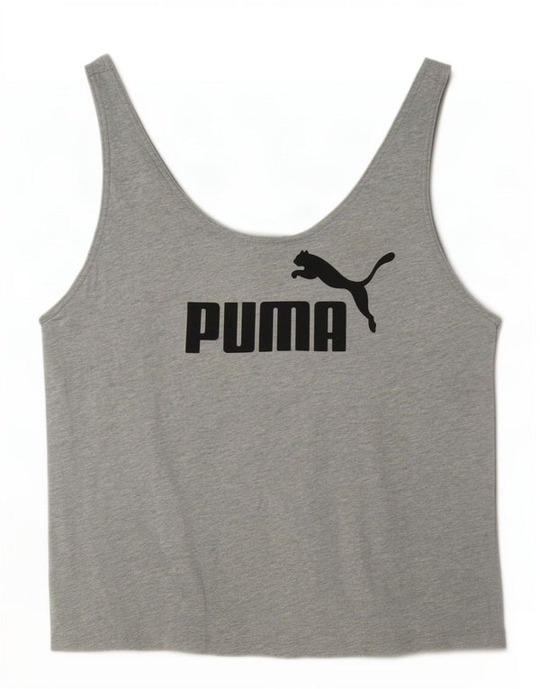 Puma ženski grafički prsluk Top UK 10 Small Grey Flecked