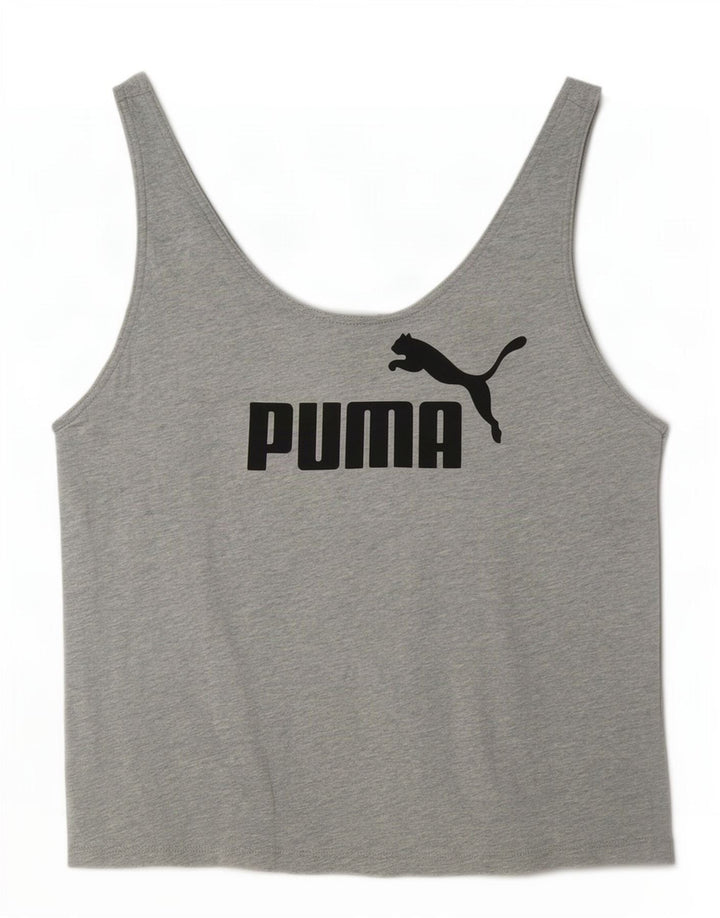 Puma ženski grafički prsluk Top UK 10 Small Grey Flecked