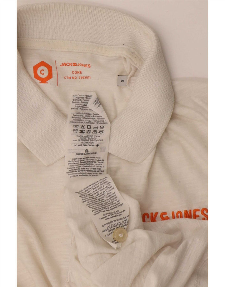 Jack & Jones muška polo majica Mala bijela pamučna