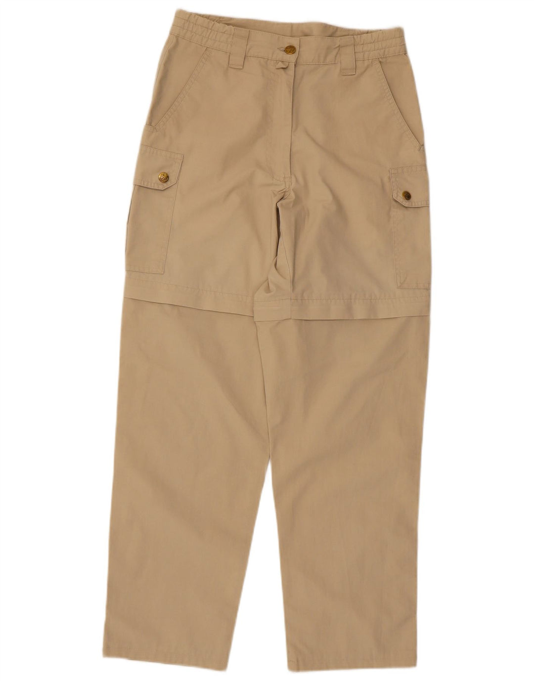 Jack Wolfskin ženske ravne kargo hlače W27 L28 bež poliester