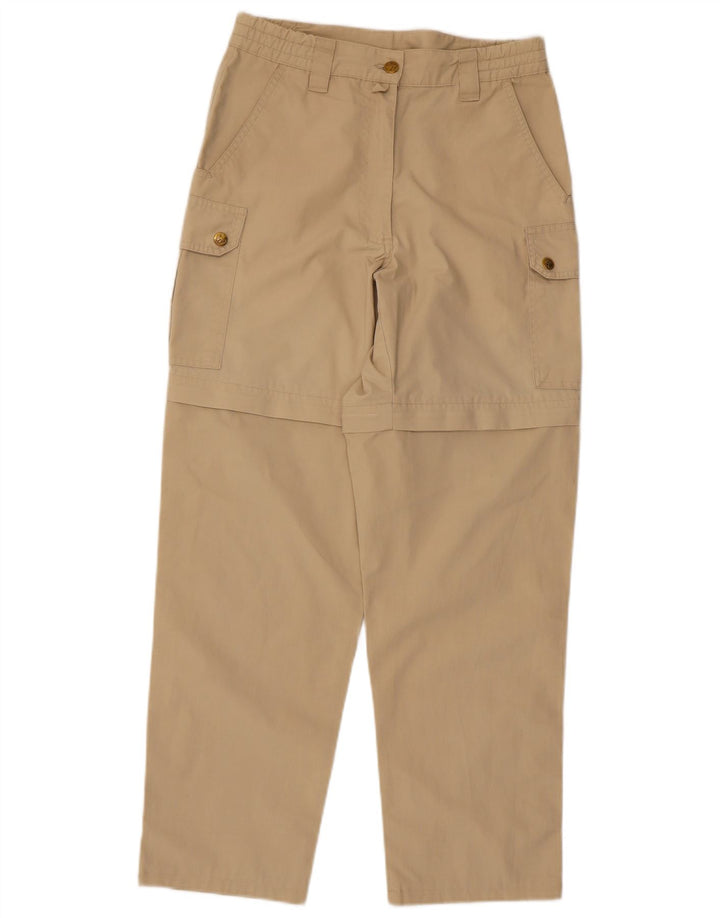 Jack Wolfskin ženske ravne kargo hlače W27 L28 bež poliester