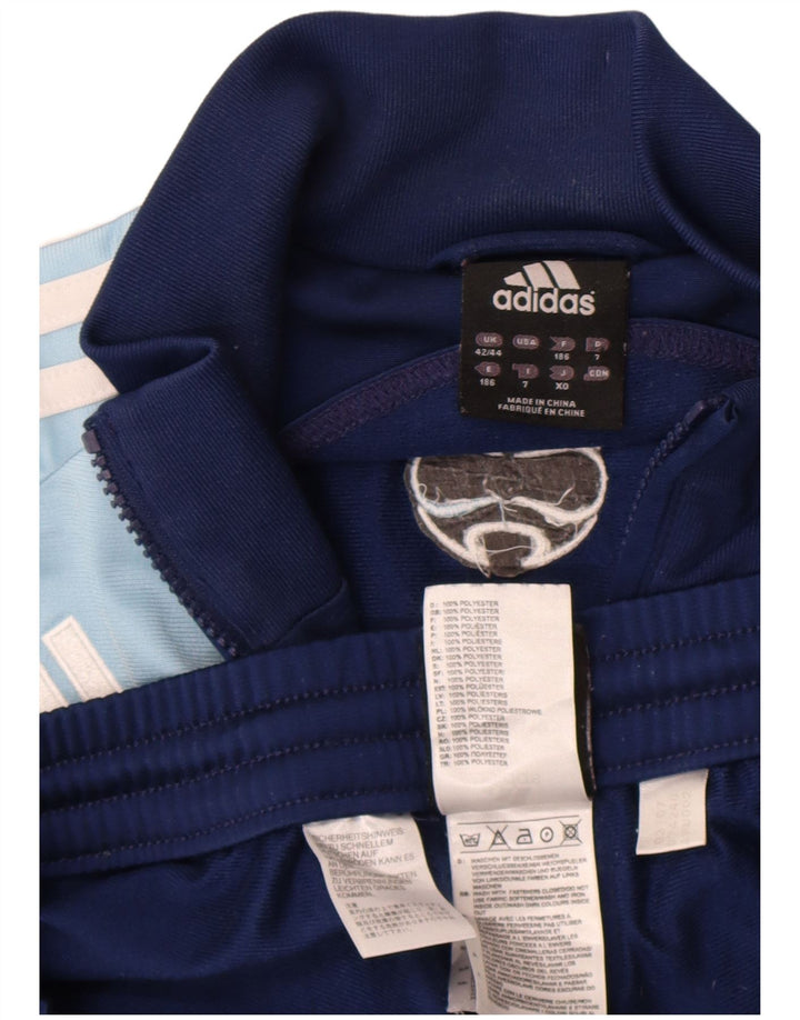 Adidas muška puna trenirka UK 42/44 velika tamnoplava poliester u boji