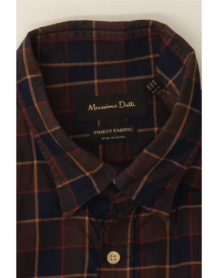Massimo Dutti muška košulja velikog smeđeg karira