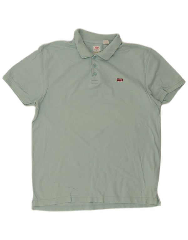 Levi's standardna muška polo majica velika tirkizna pamuk