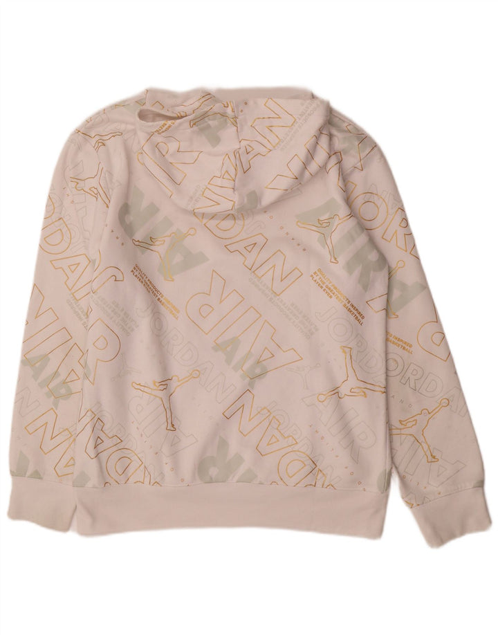 JORDAN majica s kapuljačom s kapuljačom, 13-14 godina XL, bijeli pamuk