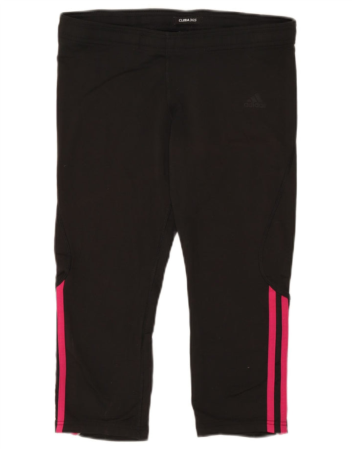 Ženske Adidas Clima 365 Capri tajice UK 14 Srednje crni poliester