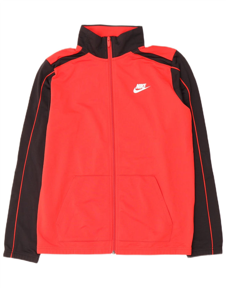 Nike Boys Trenirka Gornja jakna 13-14 godina XL Red Colourblock Poliester