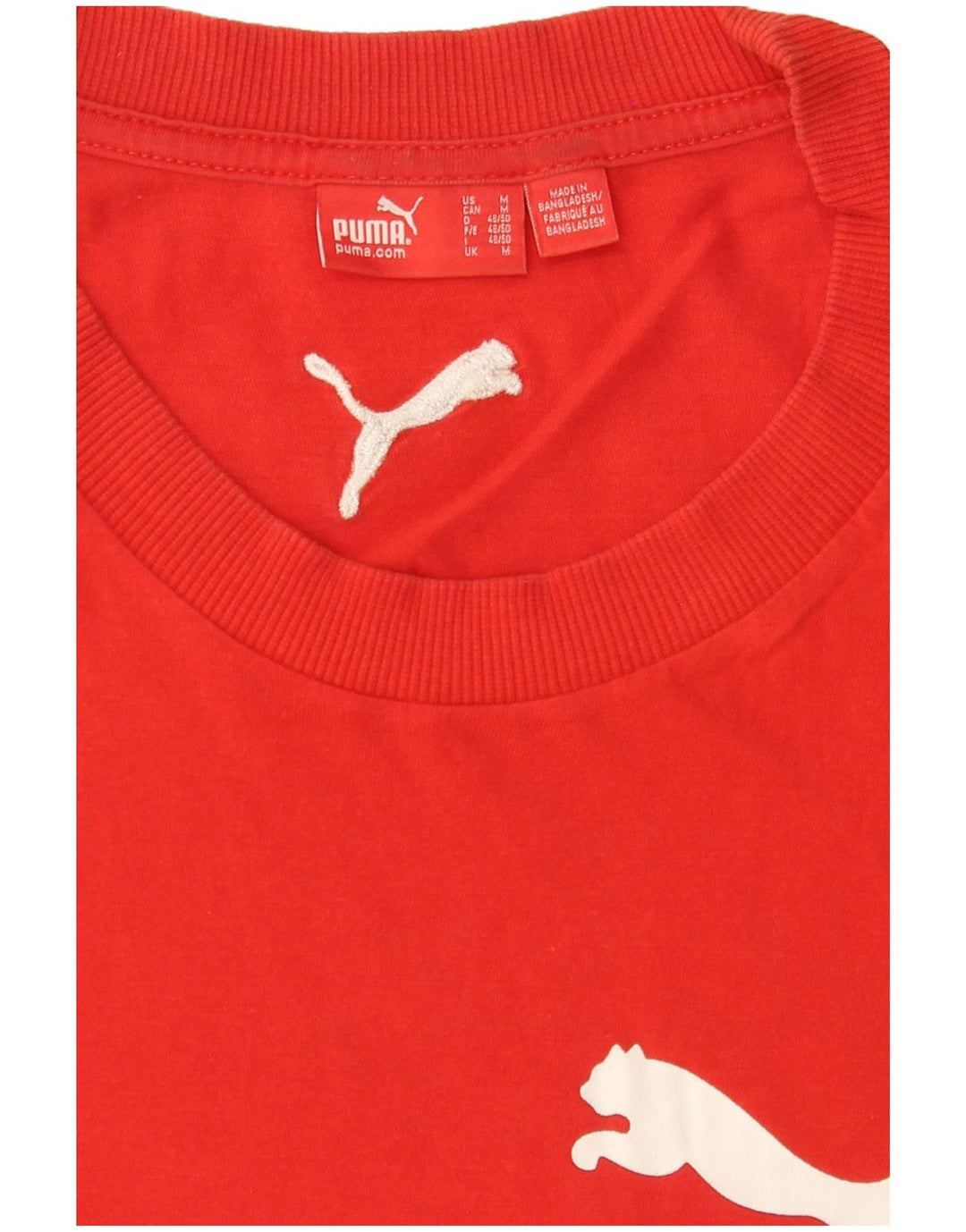 PUMA muška majica s grafičkim motivima, srednje crvena