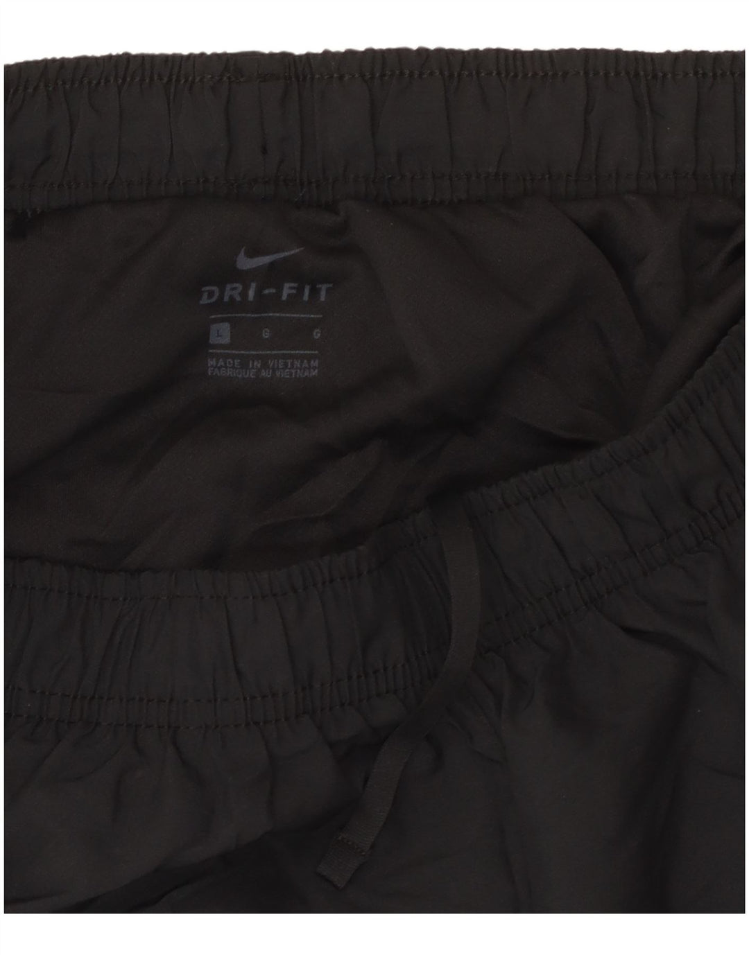 NIKE ženske sportske kratke hlače UK 14 veliki crni poliester