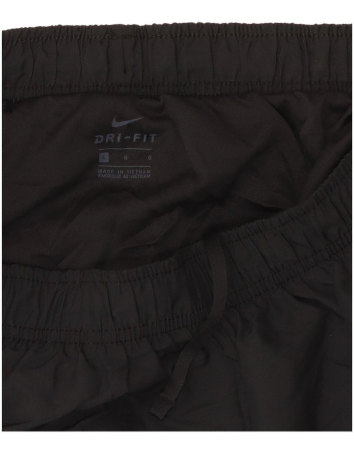 NIKE ženske sportske kratke hlače UK 14 veliki crni poliester