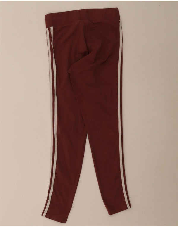 Adidas ženske tajice UK 10 male bordo pamuk