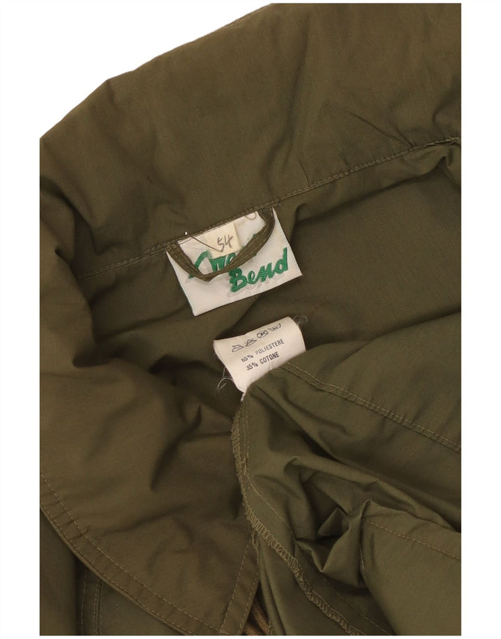 Vintage muška vjetrovka jakna IT 54 2XL kaki poliester