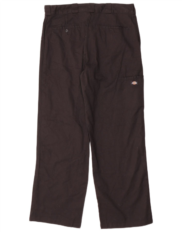 Dickies muške široke kargo hlače W36 L32 crni poliester