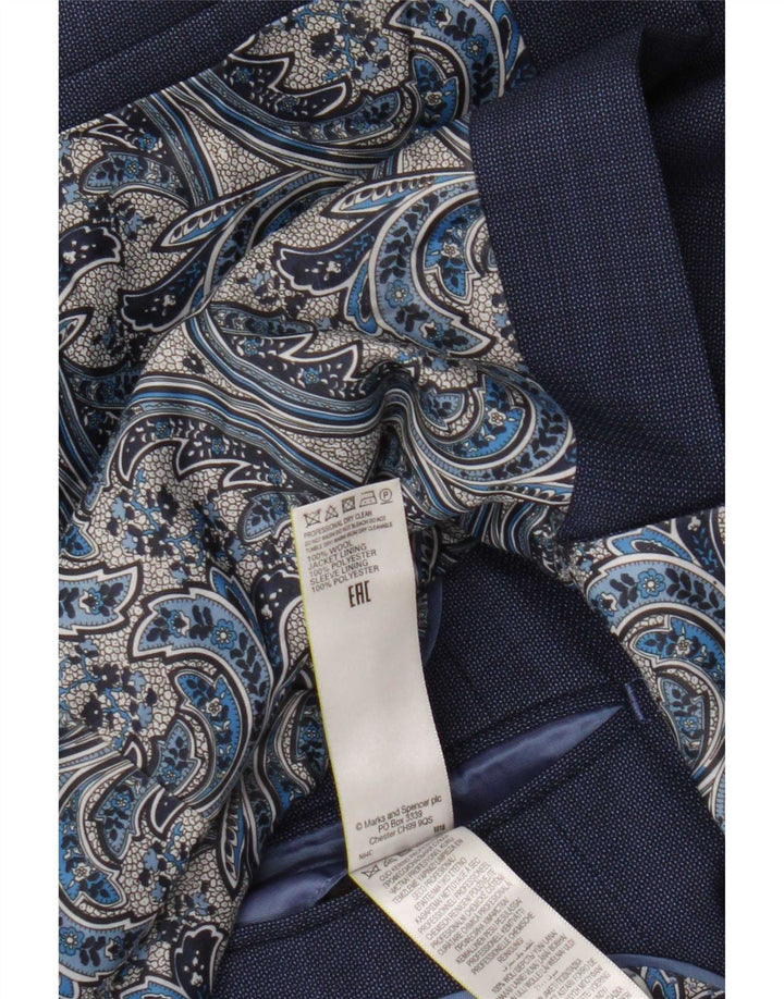 Marks & Spencer muška jakna sa 2 gumba UK 38 srednje plava vuna