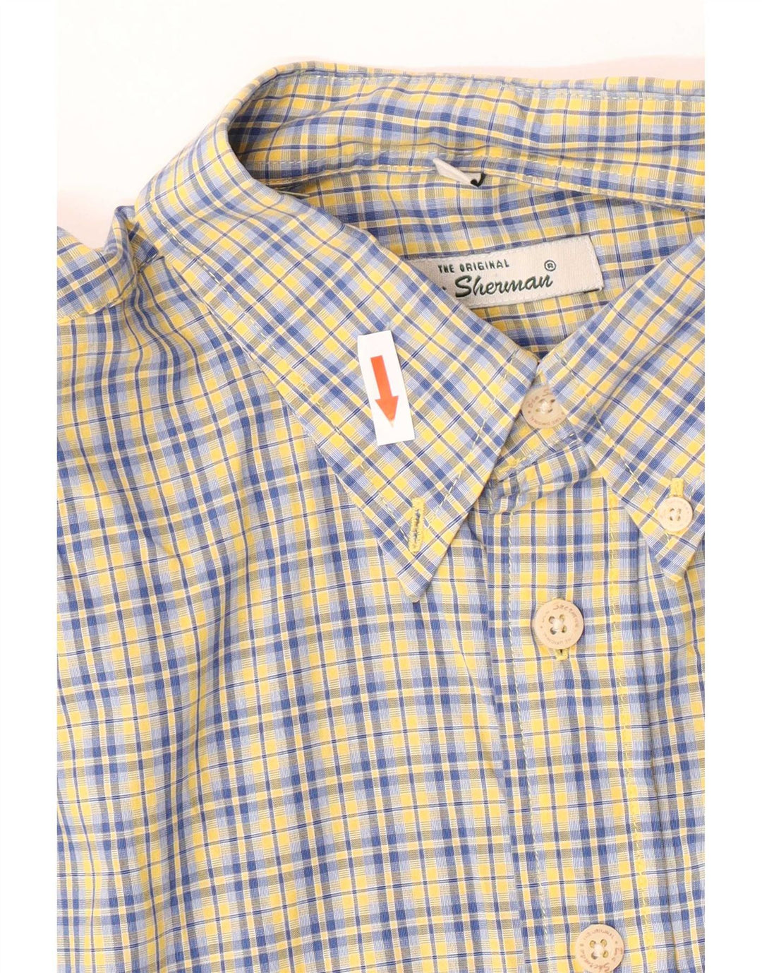 Ben Sherman muška košulja veliki plavi karirani pamuk