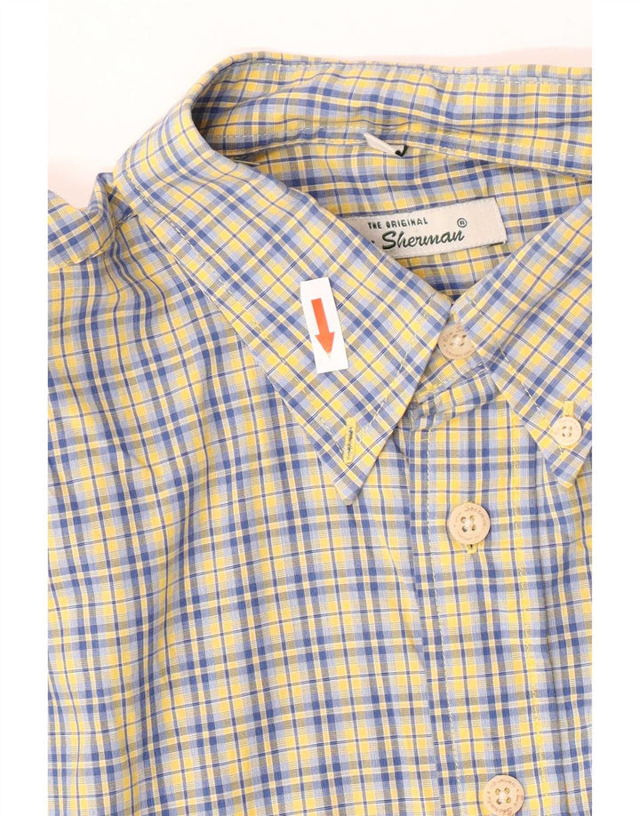 Ben Sherman muška košulja veliki plavi karirani pamuk