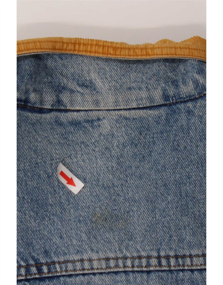 Zatvorena muška traper jakna IT 50 Large Blue Cotton