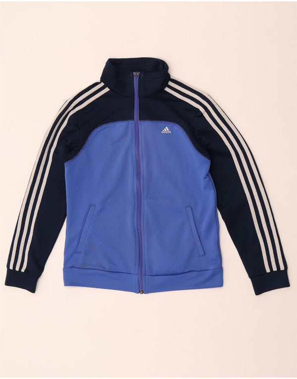 Adidas ženska trenirka Climalite gornja jakna UK 4/6 XS Blue Colourblock