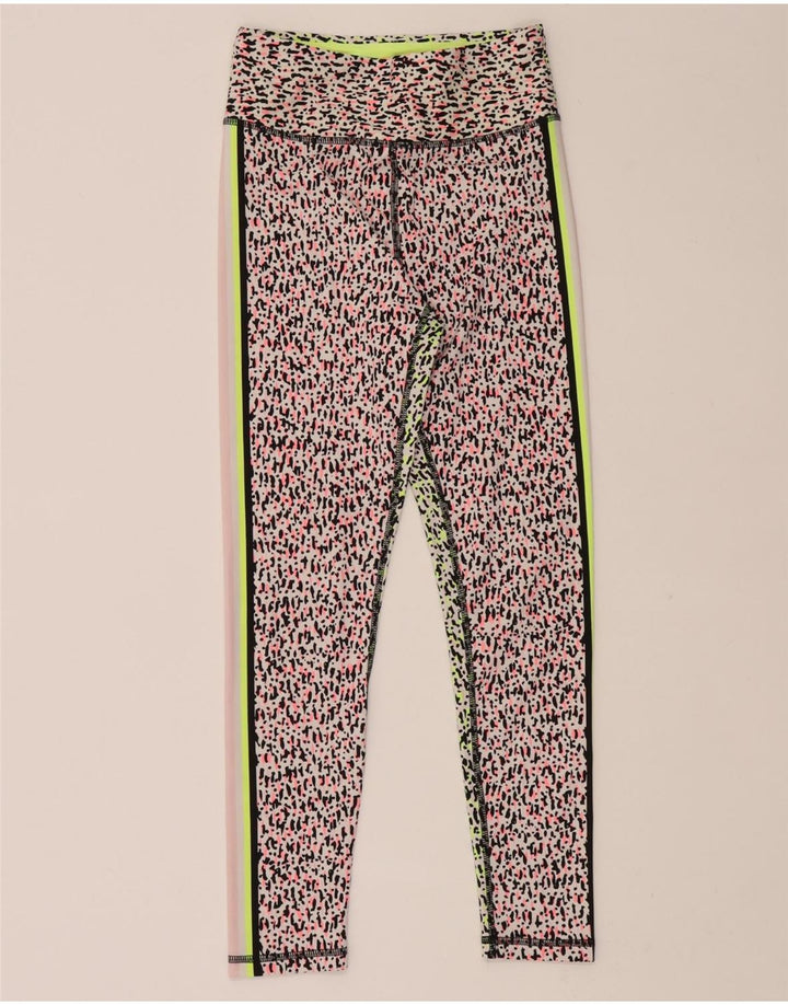 DKNY Womens Leggings UK 4 XS  Multicoloured Animal Print Polyester Vintage Dkny and Second-Hand Dkny from Messina Hembry 