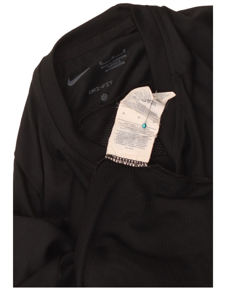 Nike Muška majica kratkih rukava Srednji crni prugasti poliester Sport