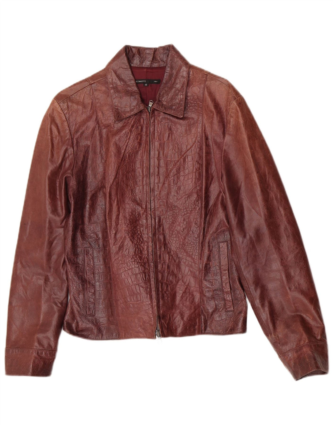 Cristinaeffe ženska kožna jakna IT 46 Large Brown Leather