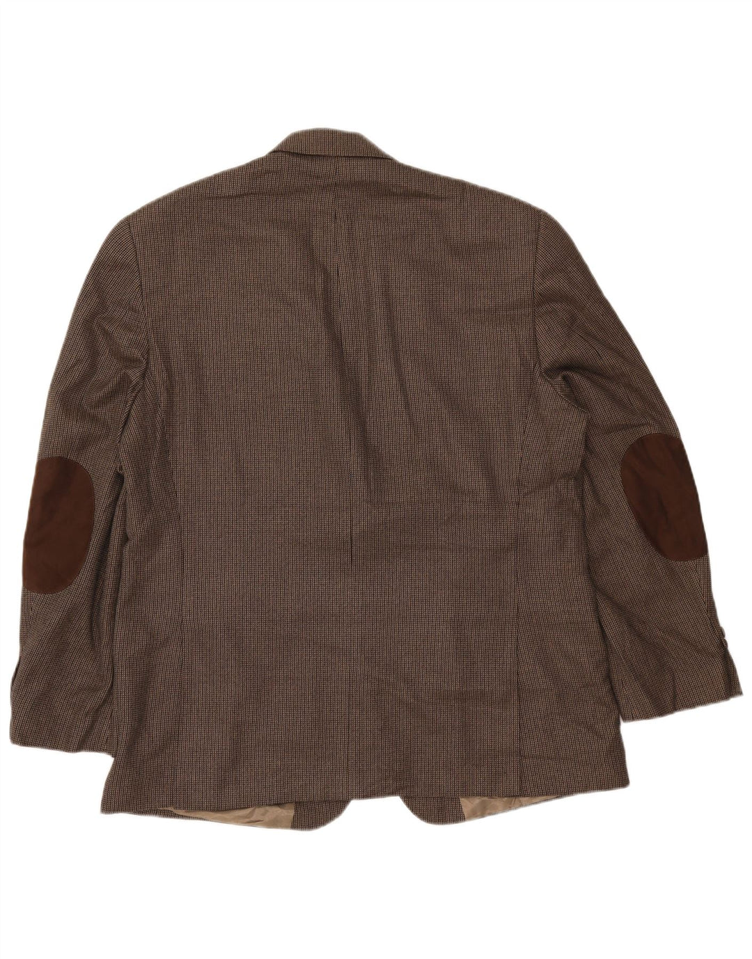 IZOD muška jakna sa 2 gumba UK 44 2XL smeđa prugasta svila