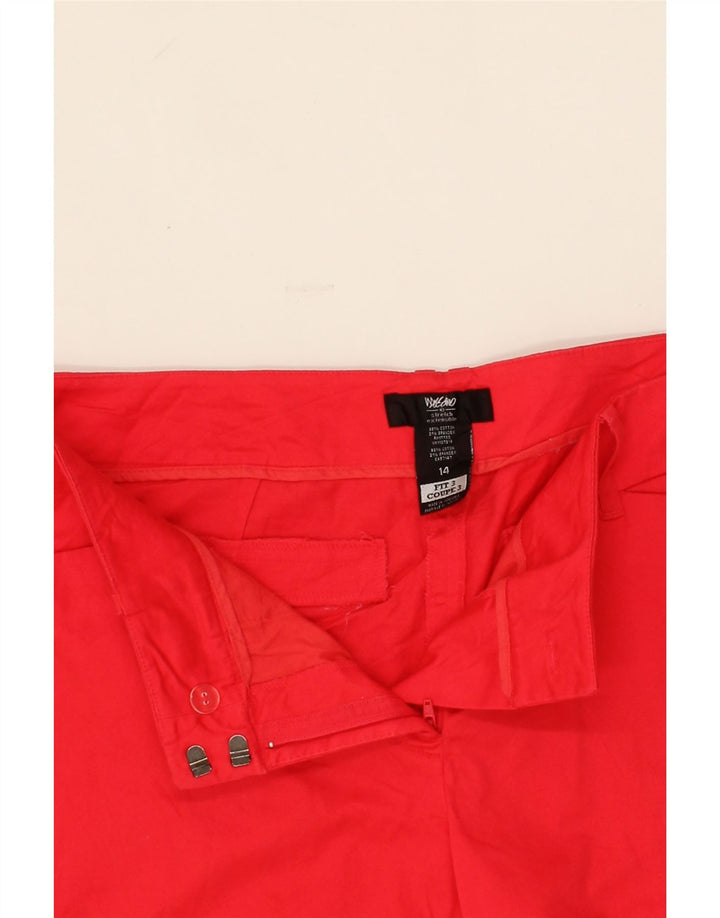 MOSSIMO Womens Casual Shorts US 14 XL W34  Red Cotton Vintage Mossimo and Second-Hand Mossimo from Messina Hembry 